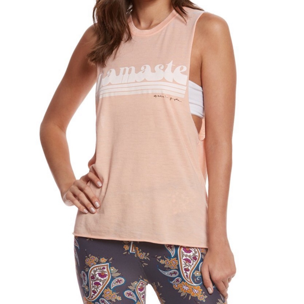 Namaste Ombre Burnout Festival Yoga Tank Top